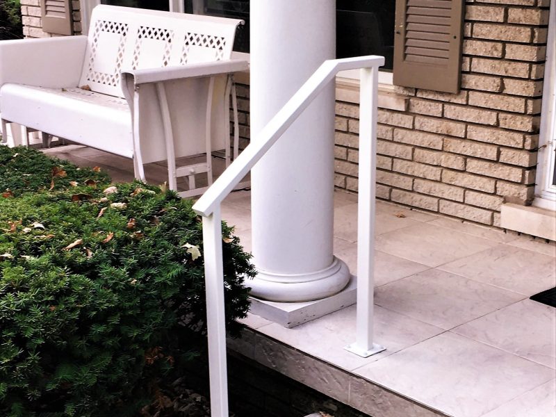 Handrail Ranch House Ranch Home Porch Handrail - Great Lakes Metal Fabrication