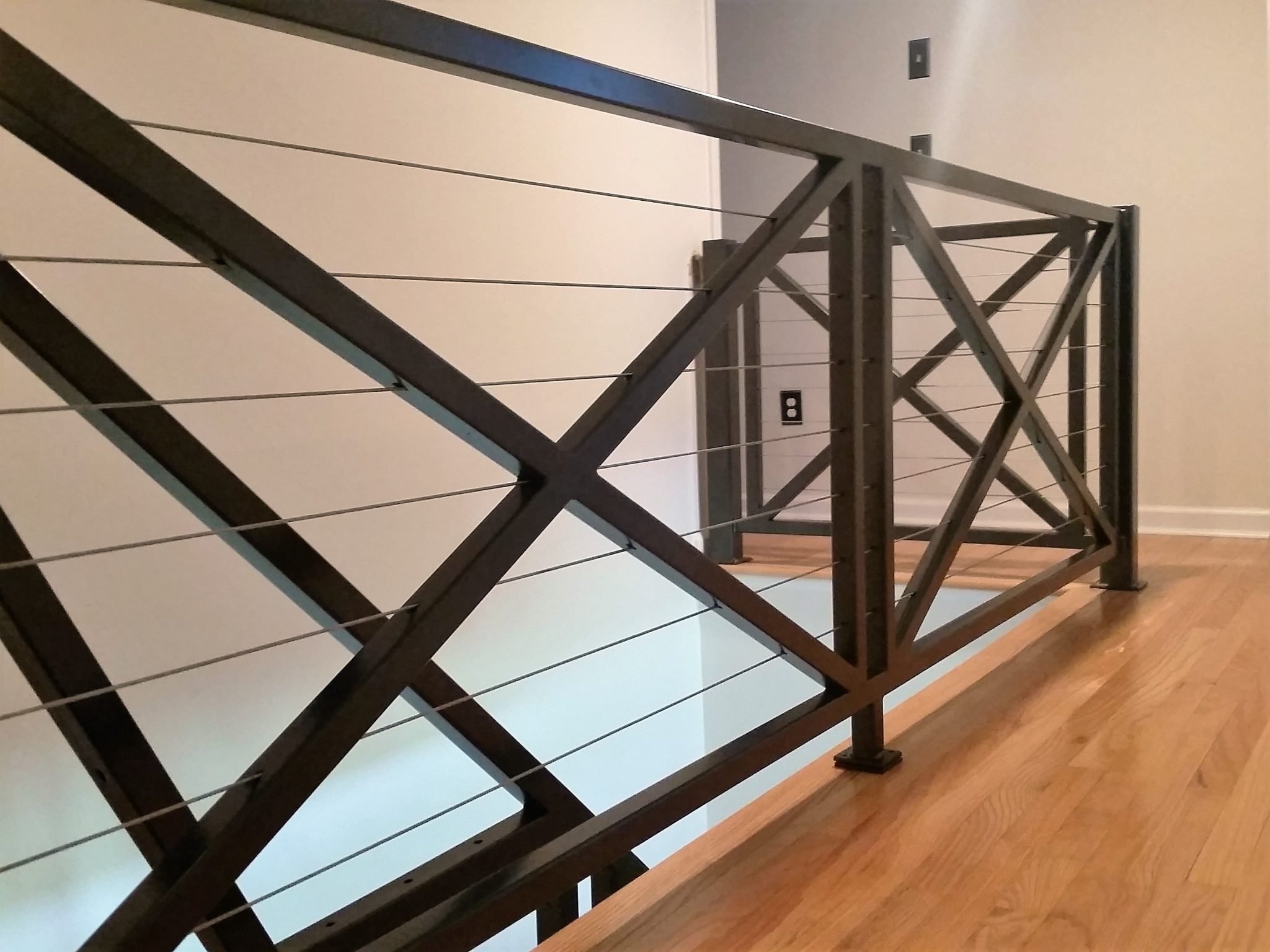 Craftsman CrossBrace Cable Railing Great Lakes Metal Fabrication