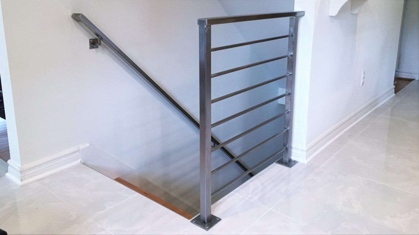 Stainless Horizontal Stair Rails Great Lakes Metal Fabrication