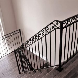 Tuscan Scroll Railing - Great Lakes Metal Fabrication